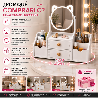 ✨ Organiza tu maquillaje y ten todo a la vista