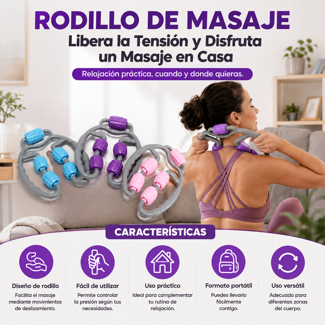 Rodillo de Masaje Relajante