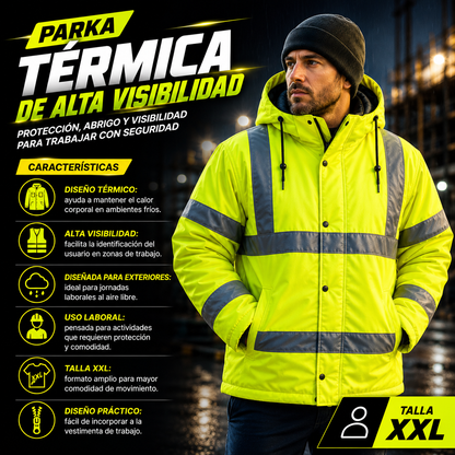 Parka Térmica de Alta Visibilidad