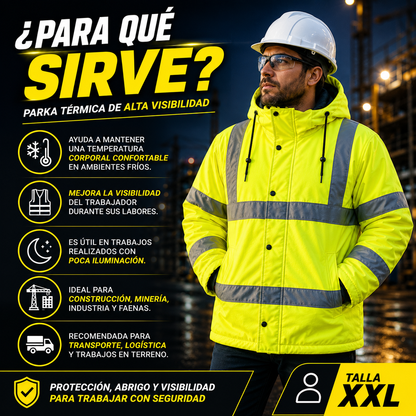 Parka Térmica de Alta Visibilidad