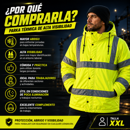 Parka Térmica de Alta Visibilidad