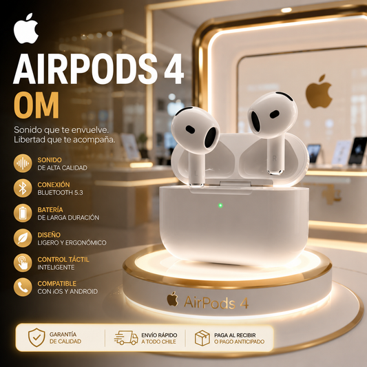 AIRPODS 4 OEM CON CANCELACIÓN DE RUIDO