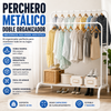 Perchero Metalico Doble Organizador