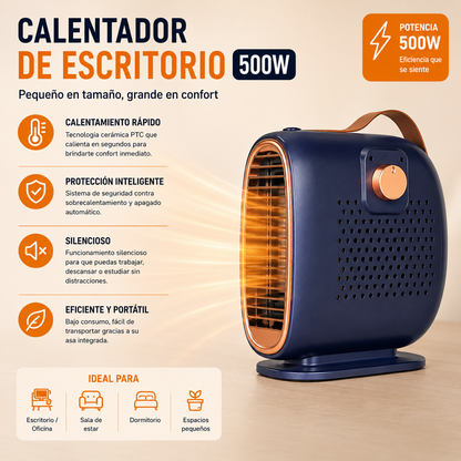 Calentador De Escritorio 500w