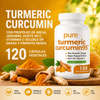 Curcuma Turmeric con pimienta negra 60 capsulas