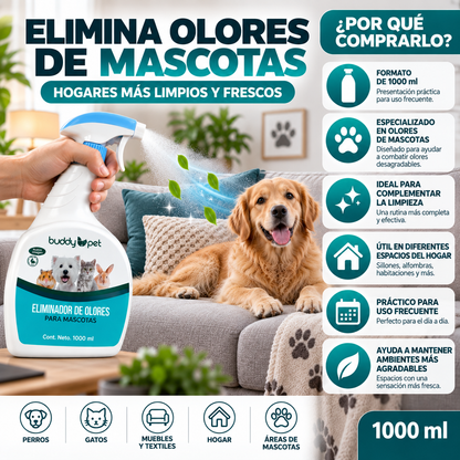 Elimina Olores de Mascotas 1000 ml