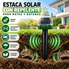 Estaca Solar con Repelente para Ratas y Ratones