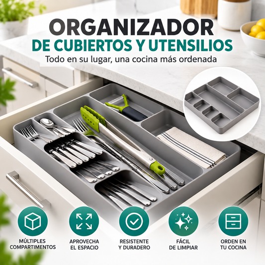 Organizador de Cubiertos y Utensilios