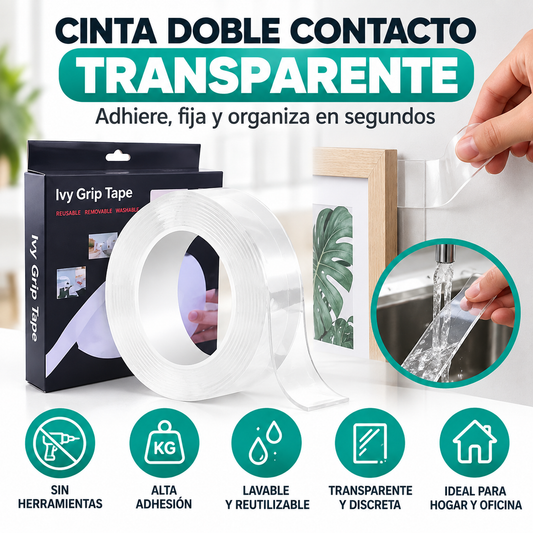 Cinta Doble Contacto Transparente