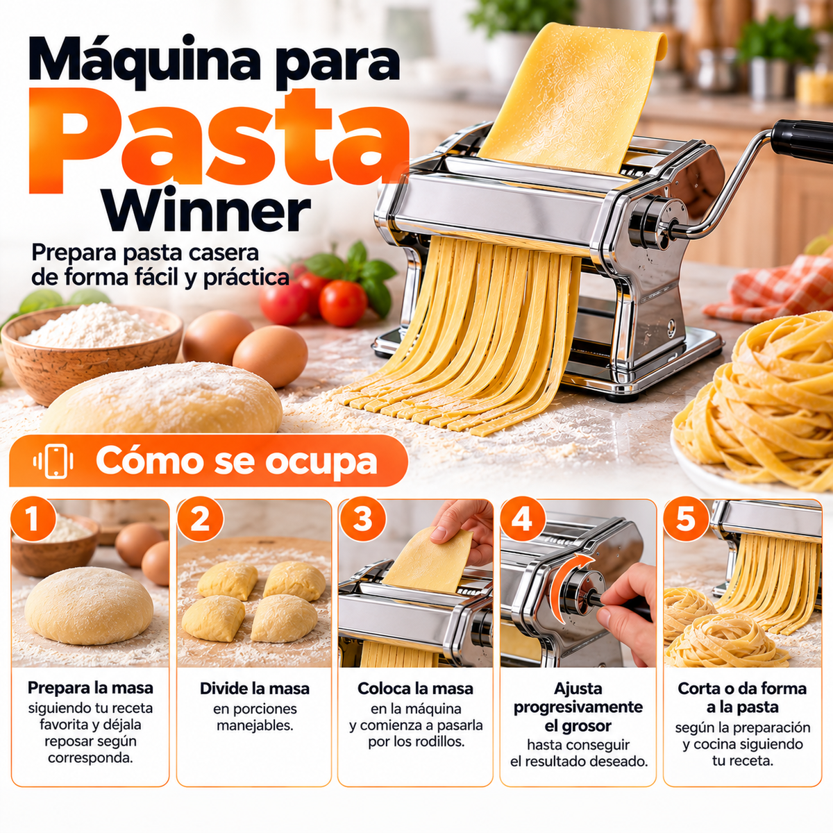 Máquina para Pasta Winner