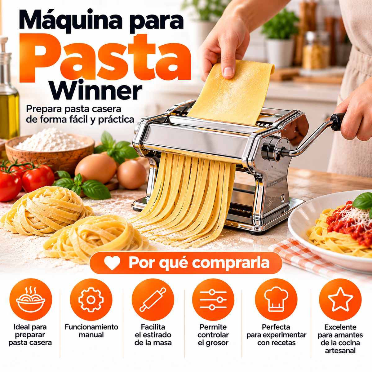 Máquina para Pasta Winner