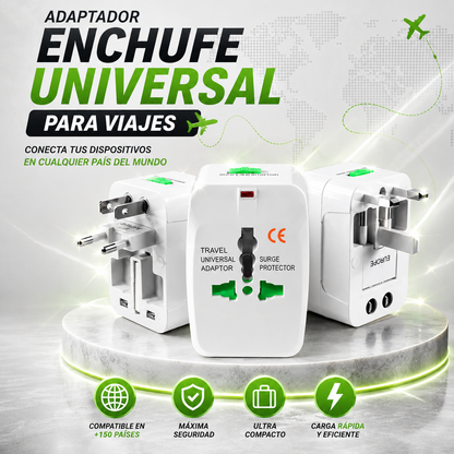 Adaptador Enchufe Universal Para Viajes