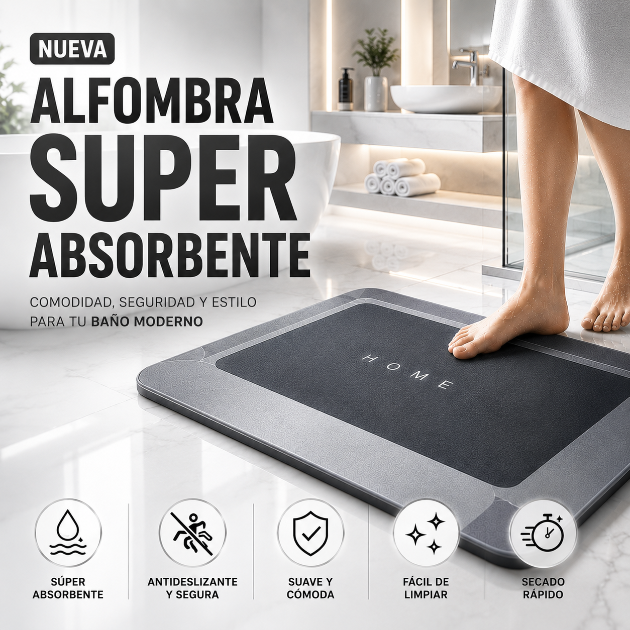 Alfombra Super Absorbente Home®
