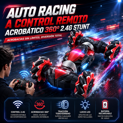 Auto Racing A Control Remoto Acrobático 360° 2.4G Stunt