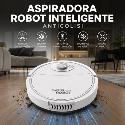 Aspiradora Robot Inteligente Anticolisión