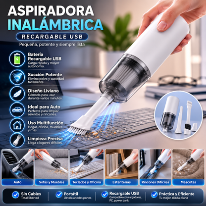 ASPIRADORA DE MANO PORTÁTIL