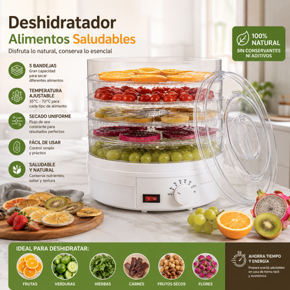 Deshidratador Alimentos Saludables