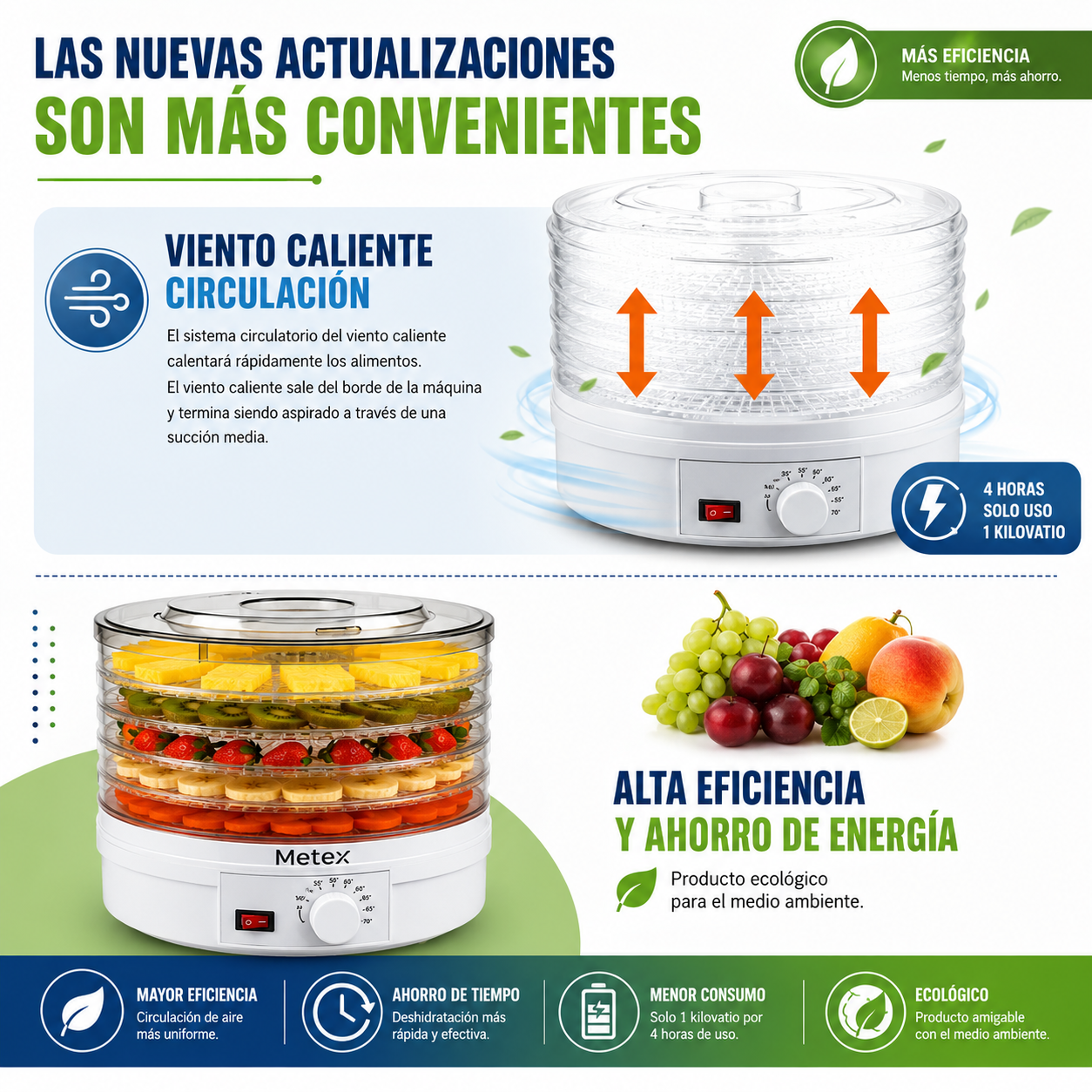 Deshidratador Alimentos Saludables