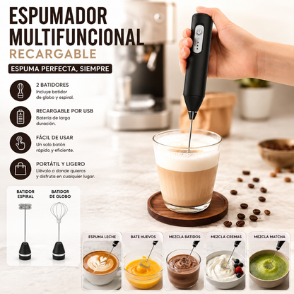 Espumador Multifuncional Recargable