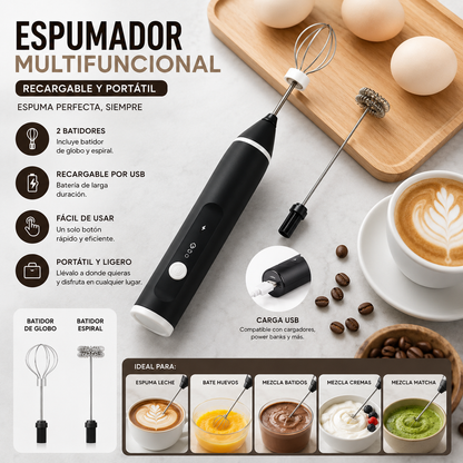 Espumador Multifuncional Recargable