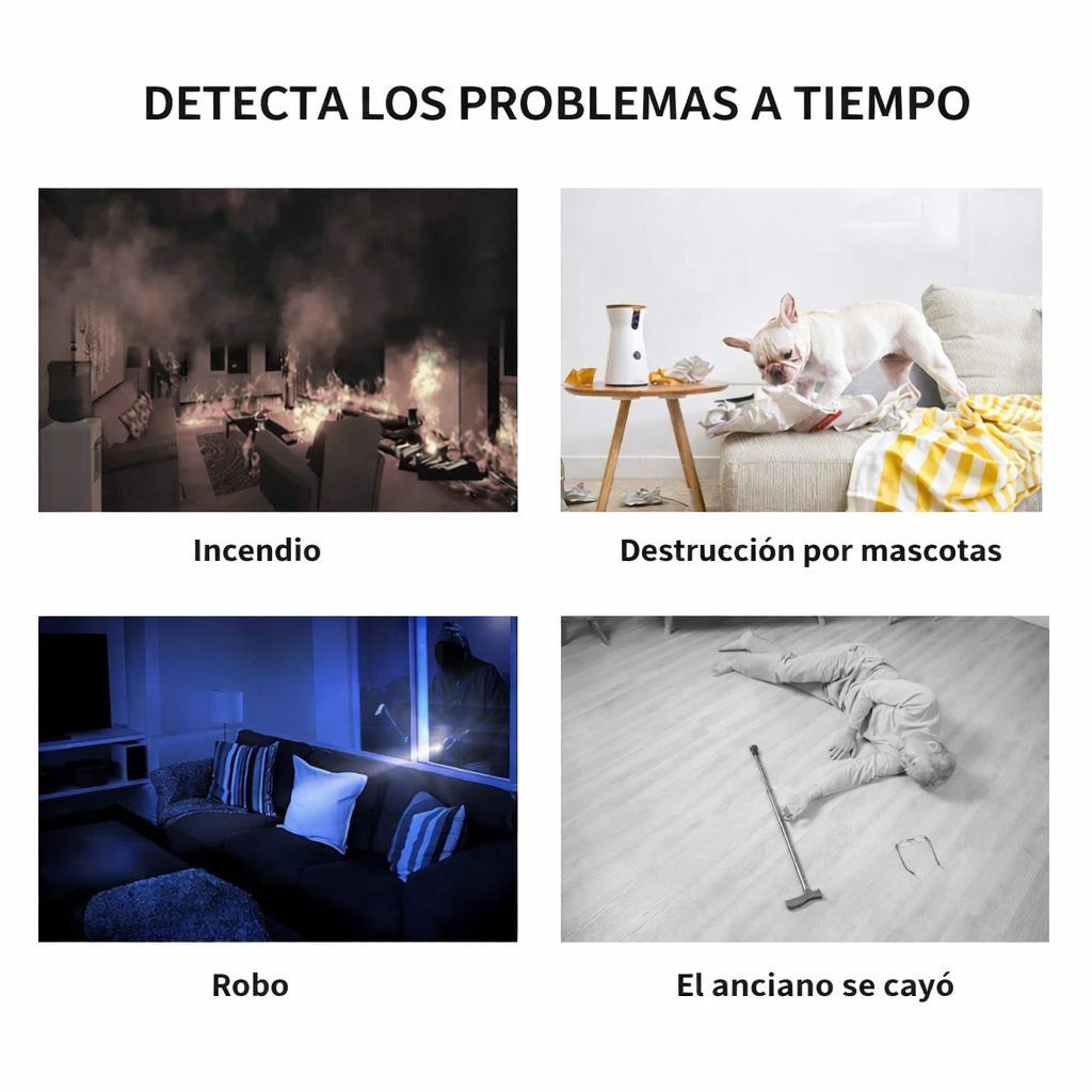 CÁMARA DE SEGURIDAD CON VIDEO LLAMADAS IP WIFI