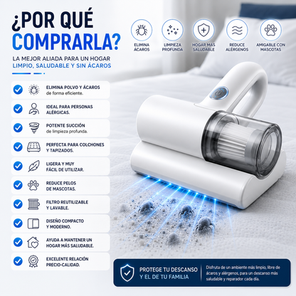 ASPIRADORA DE MANO REMOVEDOR DE ÁCAROS
