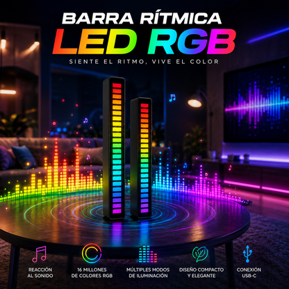 BARRA RÍTMICA LED RGB