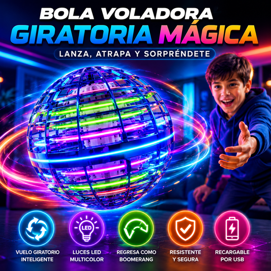 Bola voladora giratoria mágica