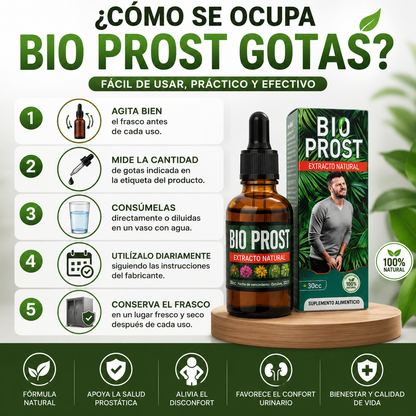 💧 Bio Prost Gotas Bienestar Masculino