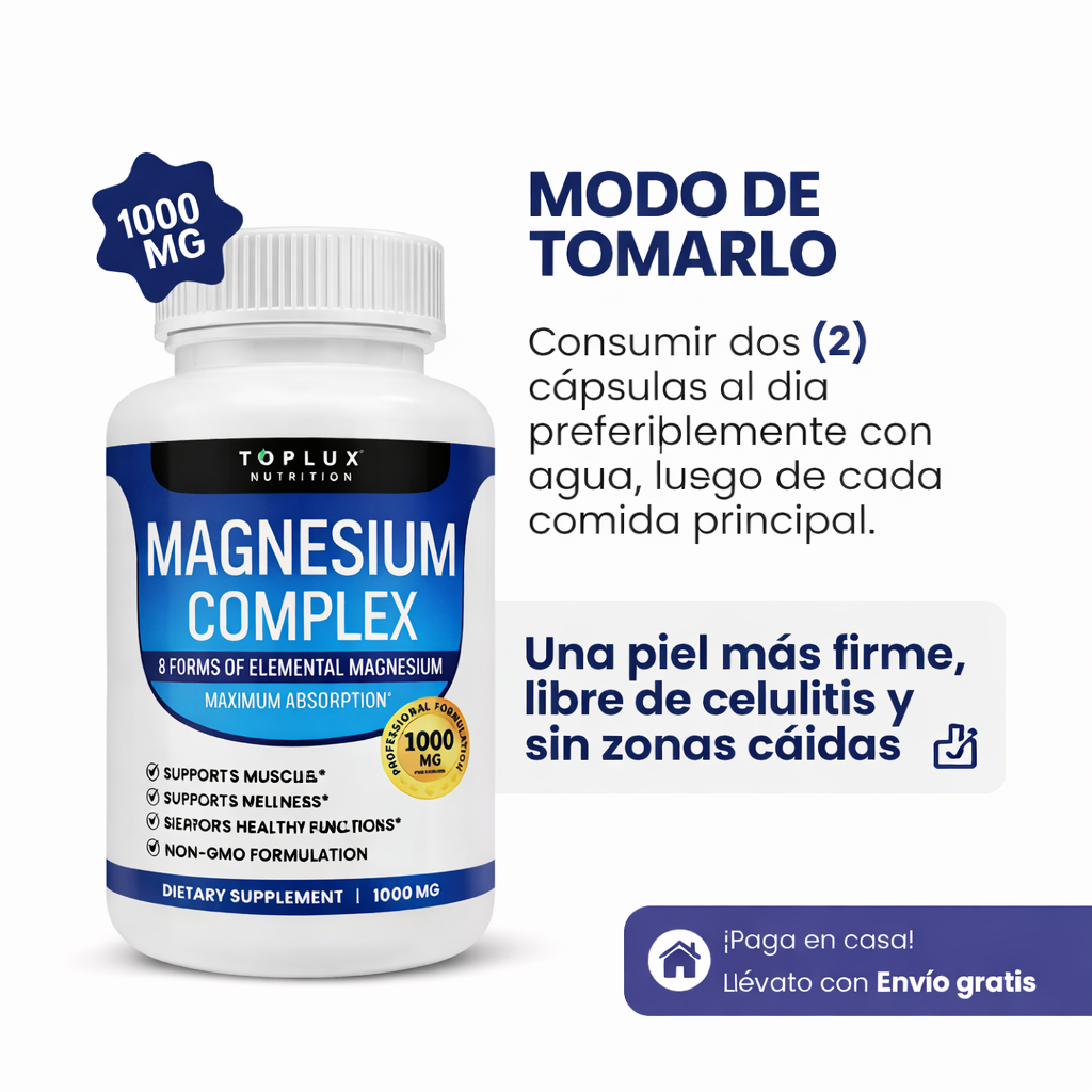 MAGNESIO COMPLEX 8 ELEMENTAL 1000 MG