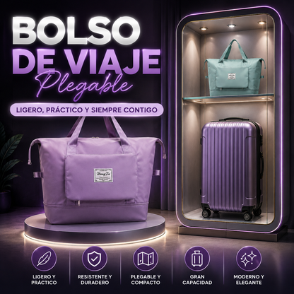Bolso de Viaje Plegable Mujer Amplio