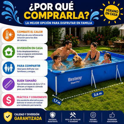 Piscina Rectangular Familiar