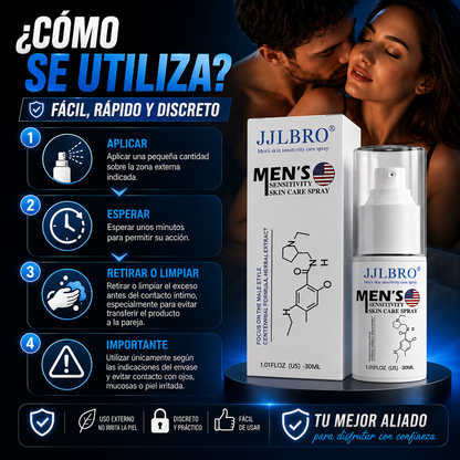 🚀 Spray Retardante y Potencializador Masculino 30 ml