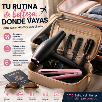 Kit Secado Alisado Cabello y Manicura Profesional