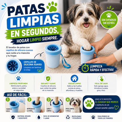 Limpiador De Patas Para Mascotas Premium