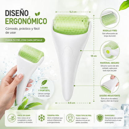Rodillo D Hielo Frio De Masaje Facial