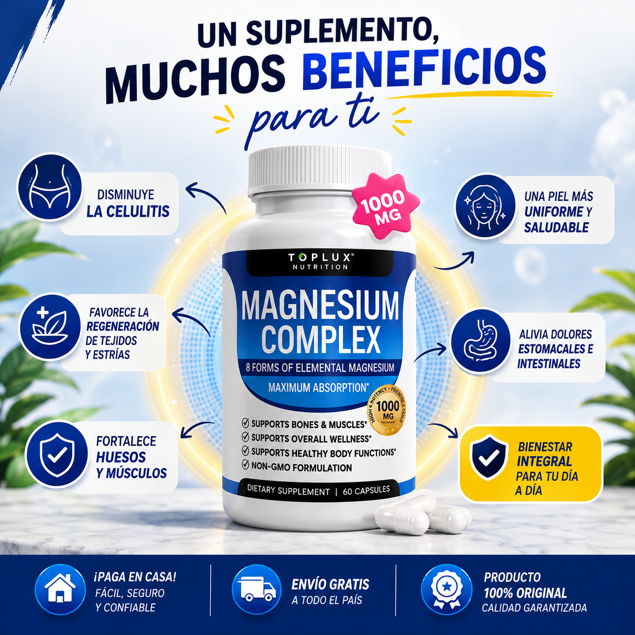 MAGNESIO COMPLEX 8 ELEMENTAL 1000 MG