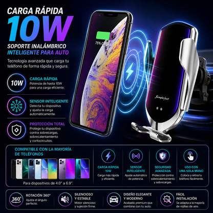 Holder De Carga Inalambrica Para Auto