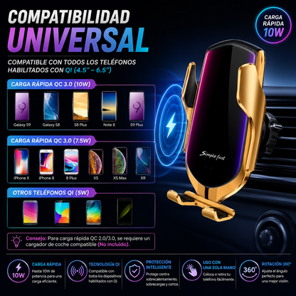 Holder De Carga Inalambrica Para Auto