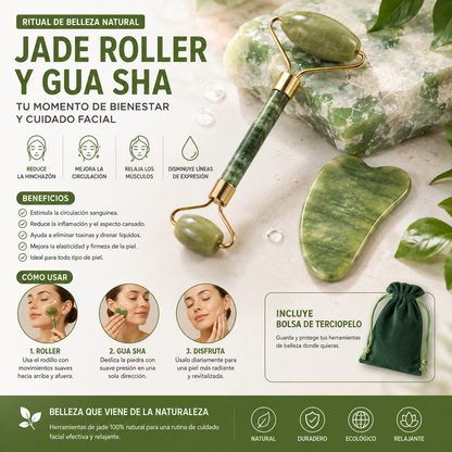 Piedra Gua Sha De Jade