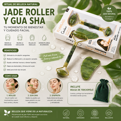 Piedra Gua Sha De Jade