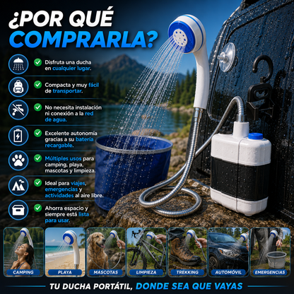 🚿 Dúchate en Cualquier Lugar, Cuando Quieras