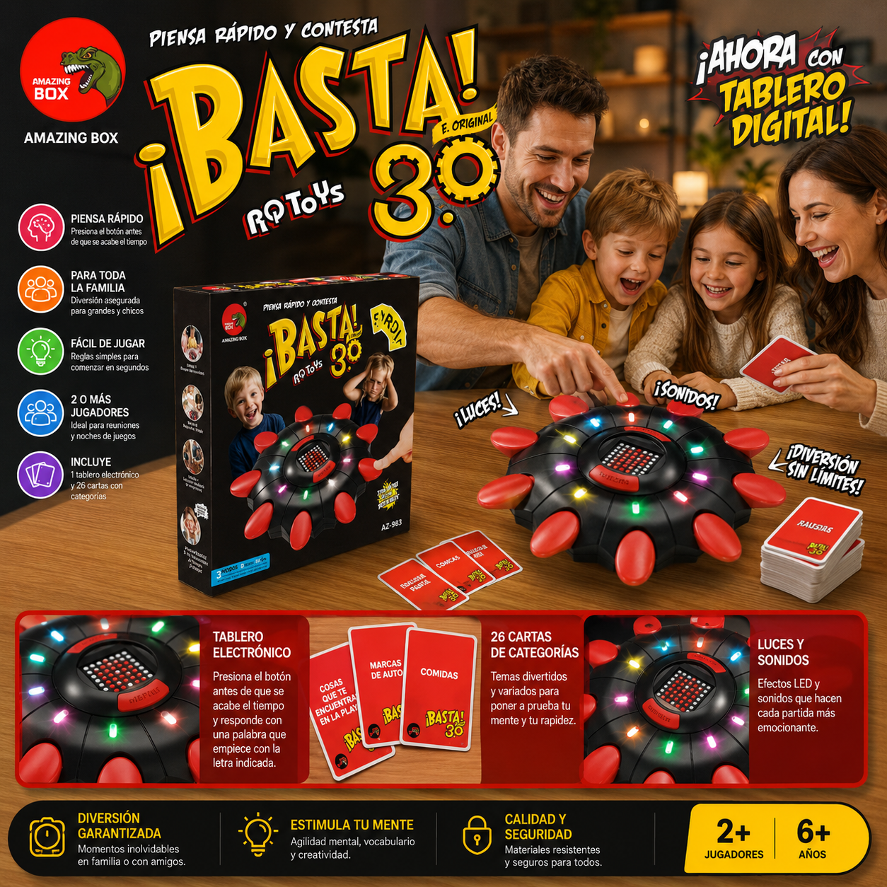 Juego De Mesa Basta 3.0
