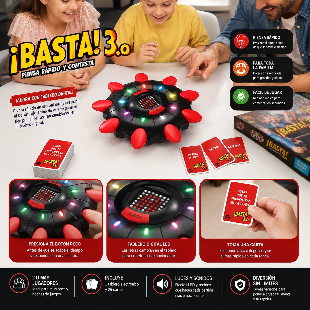 Juego De Mesa Basta 3.0