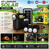 Kit Lampara Solar De Camping Usb Radio