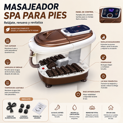 Masajeador Spa Para Pies Con Hidromasaje