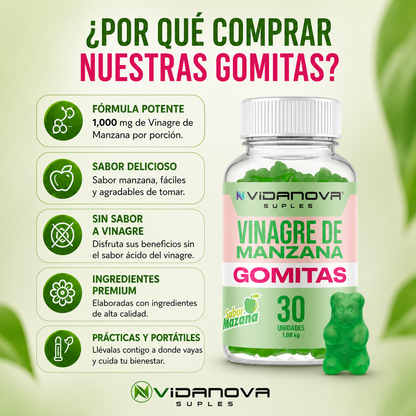 Verano Gomitas Vinagre De Manzana 1000mg