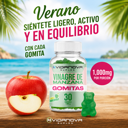 Verano Gomitas Vinagre De Manzana 1000mg