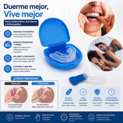 Placa Antibruxismo Anti Apnea Y Antironquidos