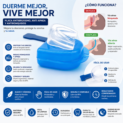Placa Antibruxismo Anti Apnea Y Antironquidos